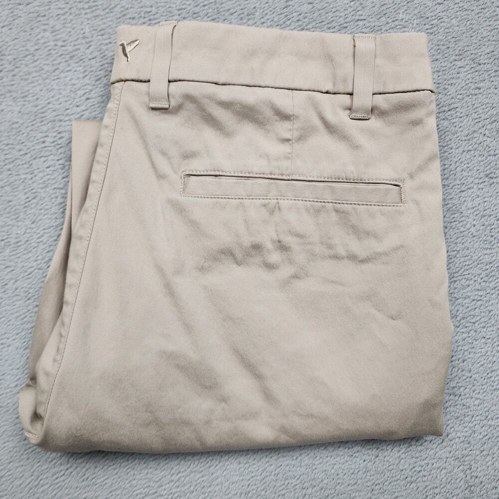 Birddogs Mens 34x30 Beige Pants Cotton Blend Straight Leg Casual Chino Style